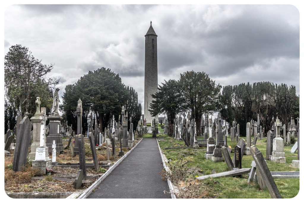 One of the top places to visit in Ireland is the Glasnevin Cemetery, the graves of famous people.