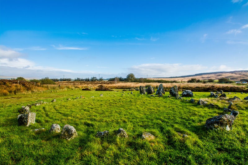 The Beaghmore Stone Circles are located in Tyrone, Northern Ireland