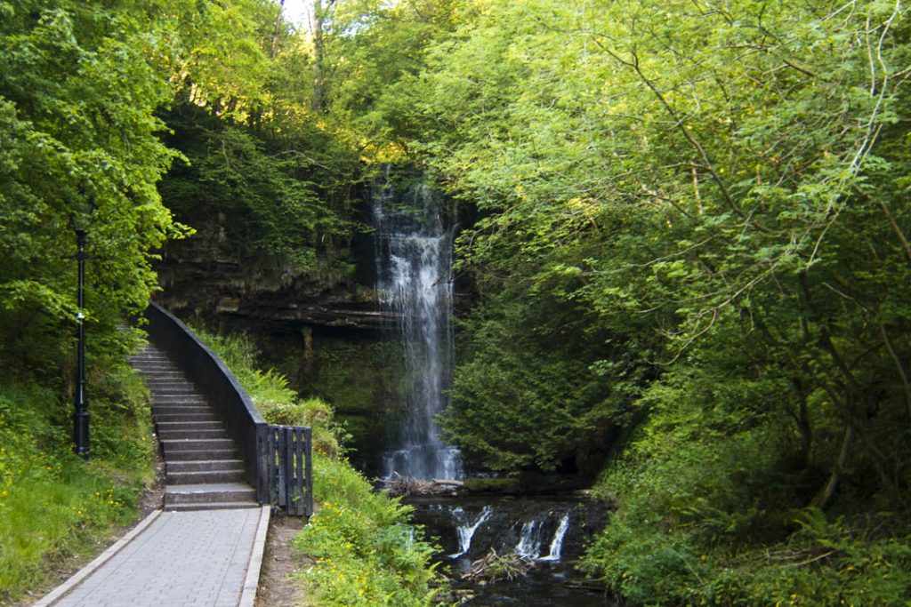 Glencar Waterfall, Co. Leitrim. Credit to cycleireland.ie