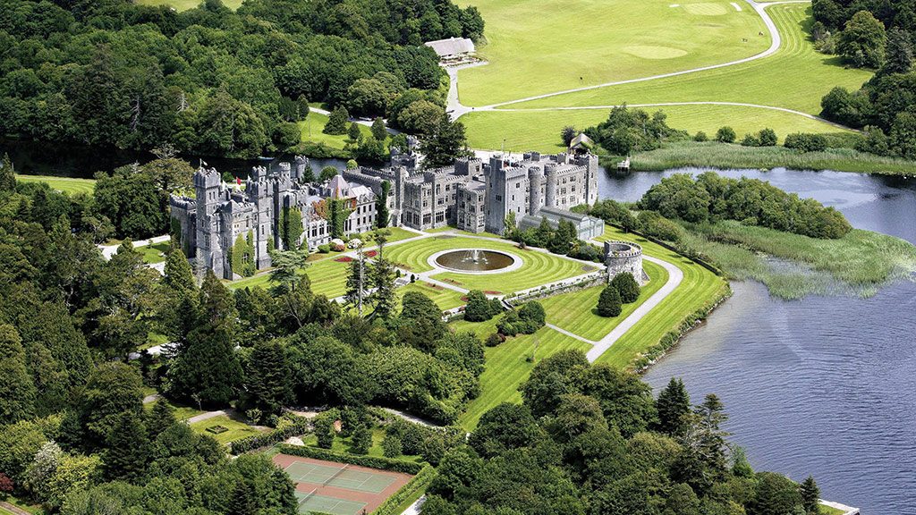 Ashford Castle was one of the Irish resorts listed in Europe's top ten.