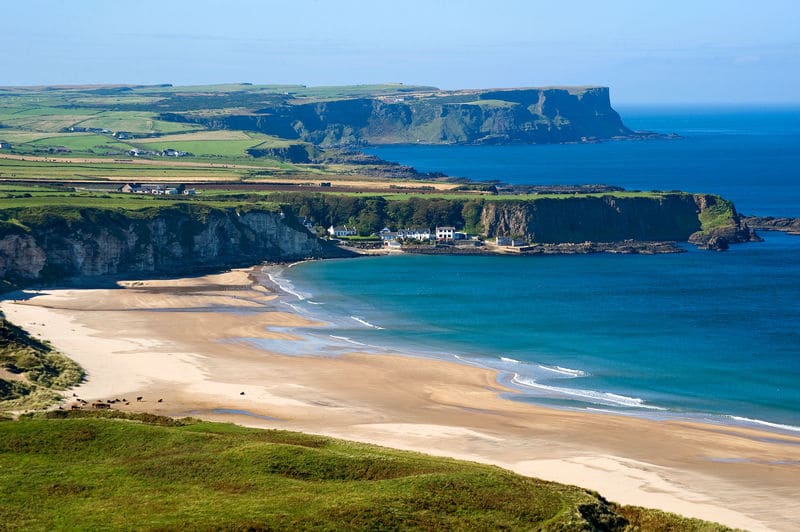 White Park Bay is another of the top Belfast to the Giant's Causeway stops.