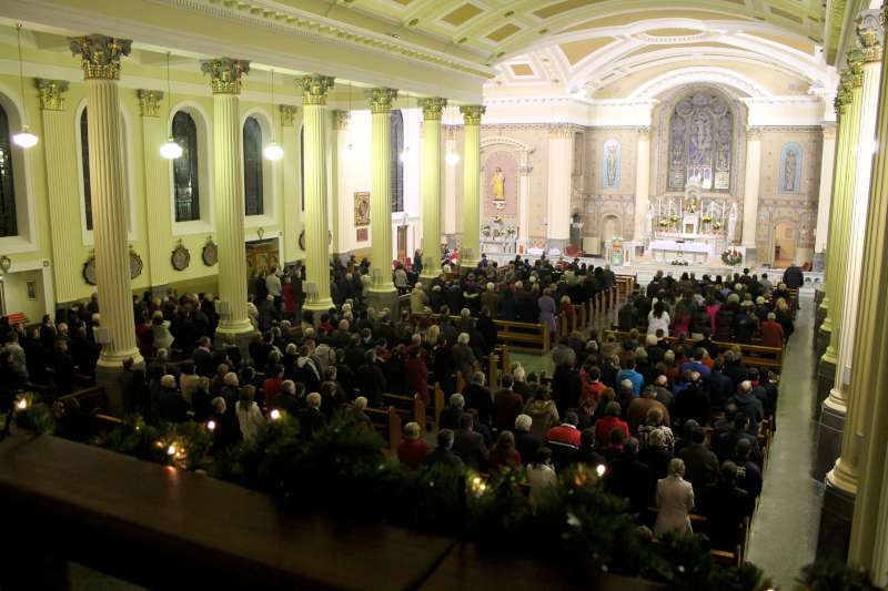 Midnight Mass is one of our top 10 Christmas traditions in Ireland, we all huddle in our coats and head off to late night mass.