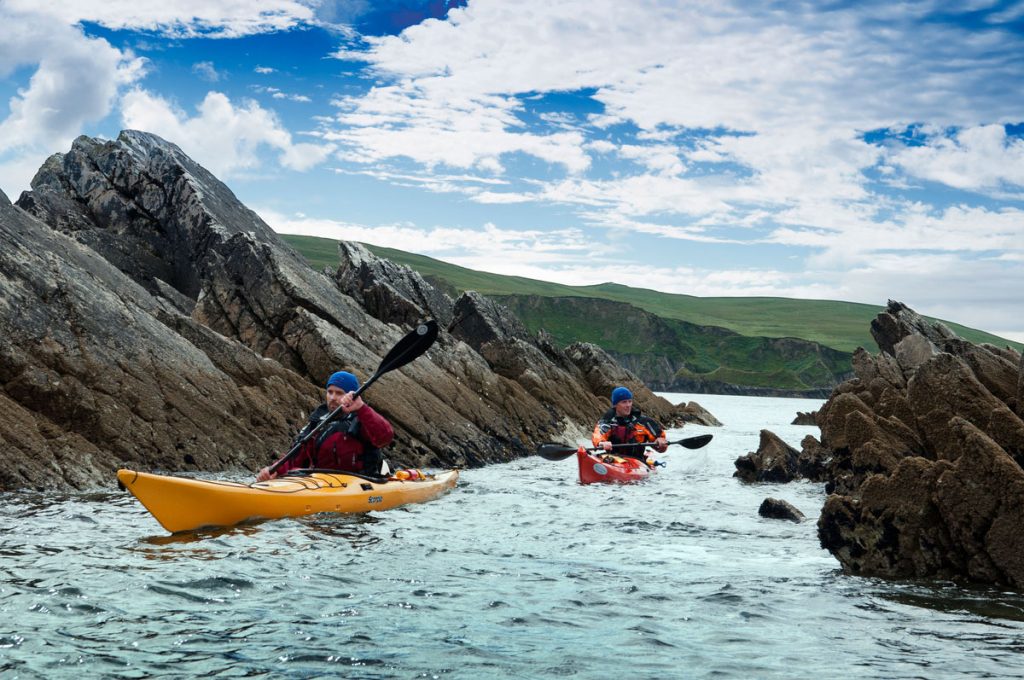 Kayaking in Clew Bay is another of the top best things to do in Westport.