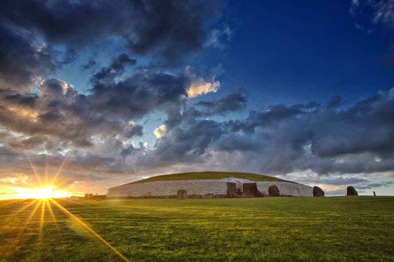 Newgrange is one of the top 10 famous landmarks in Ireland