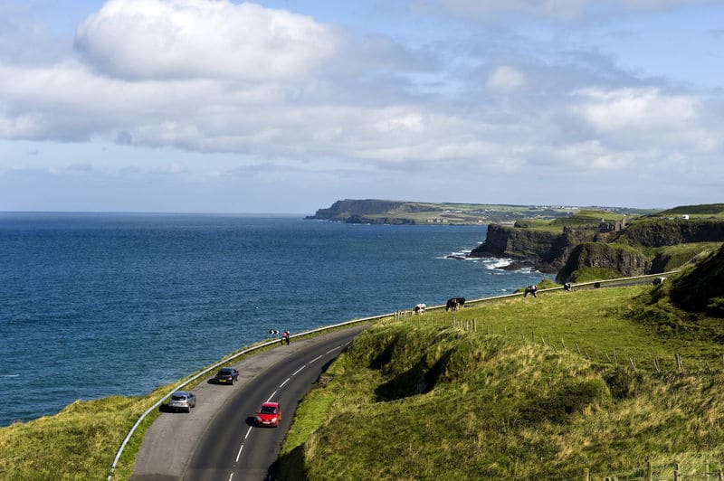 Causeway Coastal Route is another of the best things to do in Northern Ireland, its Northern Irelands best road trip.