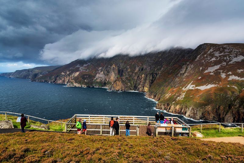 Pay a visit to the viewing platform to see the Slieve League Cliffs in their full glory.