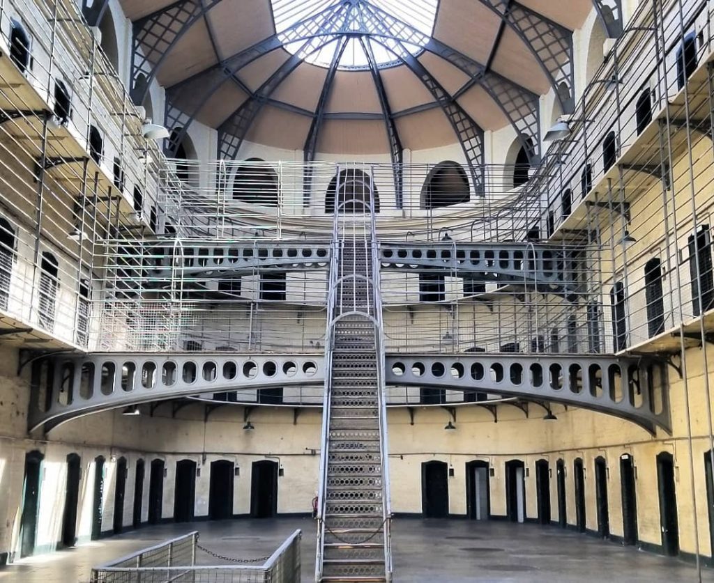 Kilmainham Gaol is home to strange happenings, making it one of the most widely regarded haunted places in Ireland.