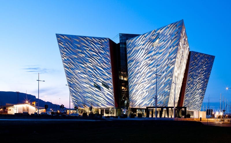 Titanic Belfast one of the 5 most beautiful buildings in Belfast.