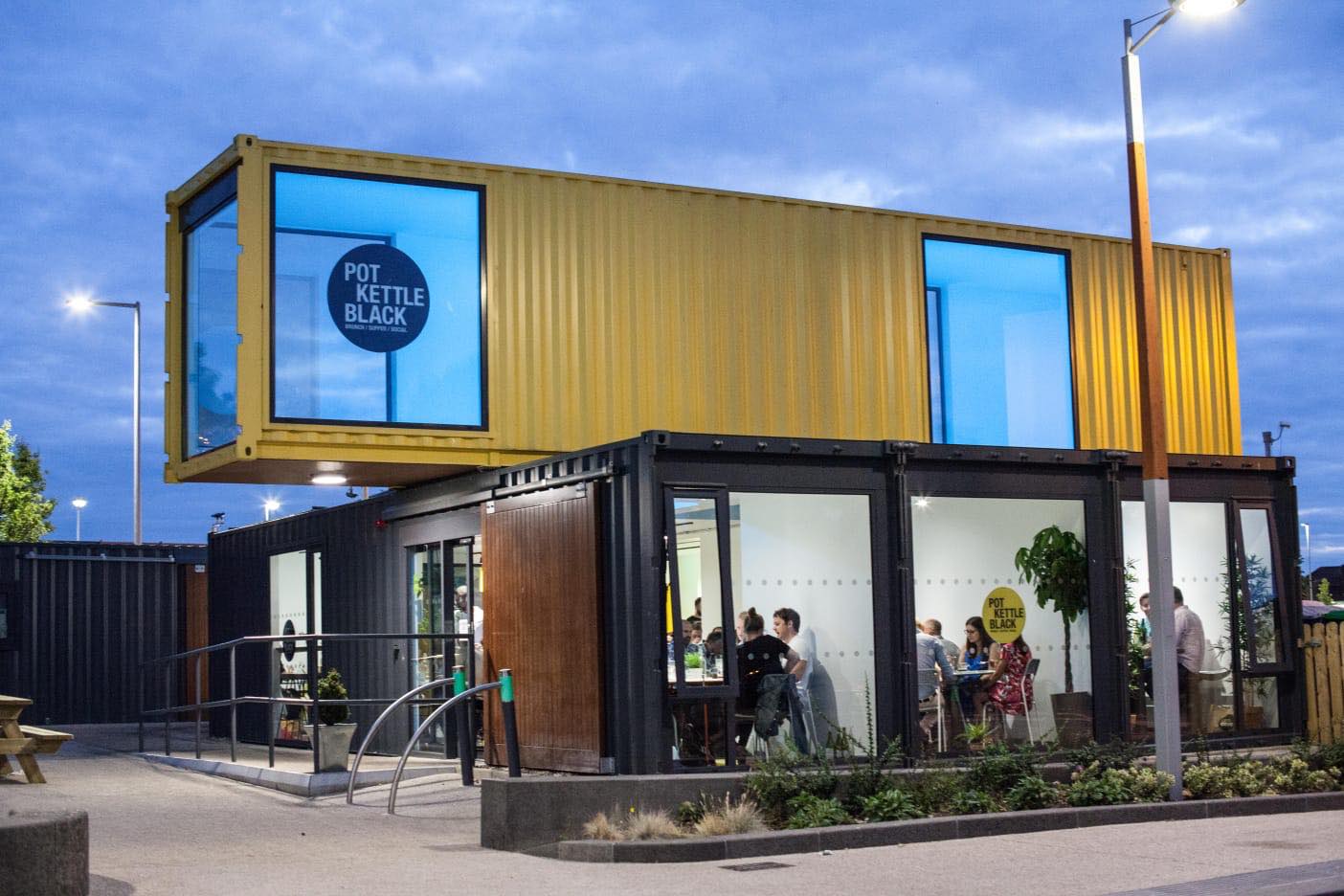 Inside Northern Ireland's First-Ever Shipping Container Restaurant