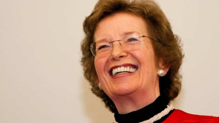 Mary Robinson is one of the 10 most famous Irish people ever