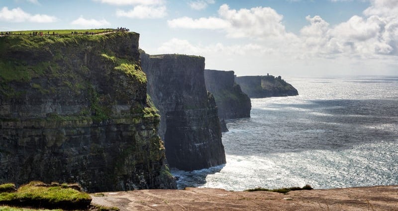Check out the country's natural beauty, such as the Cliffs of Moher