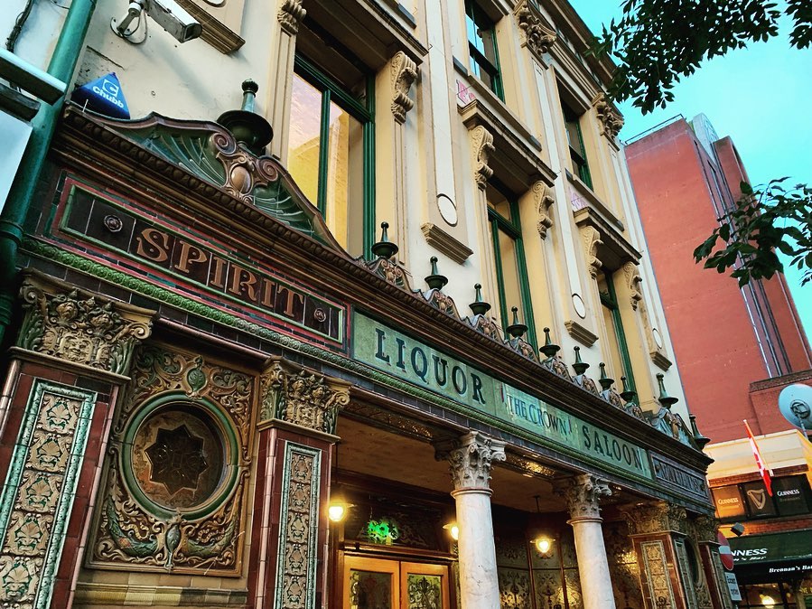 The Crown is a Victorian masterpiece of a pub, having been around since the 1880s.
