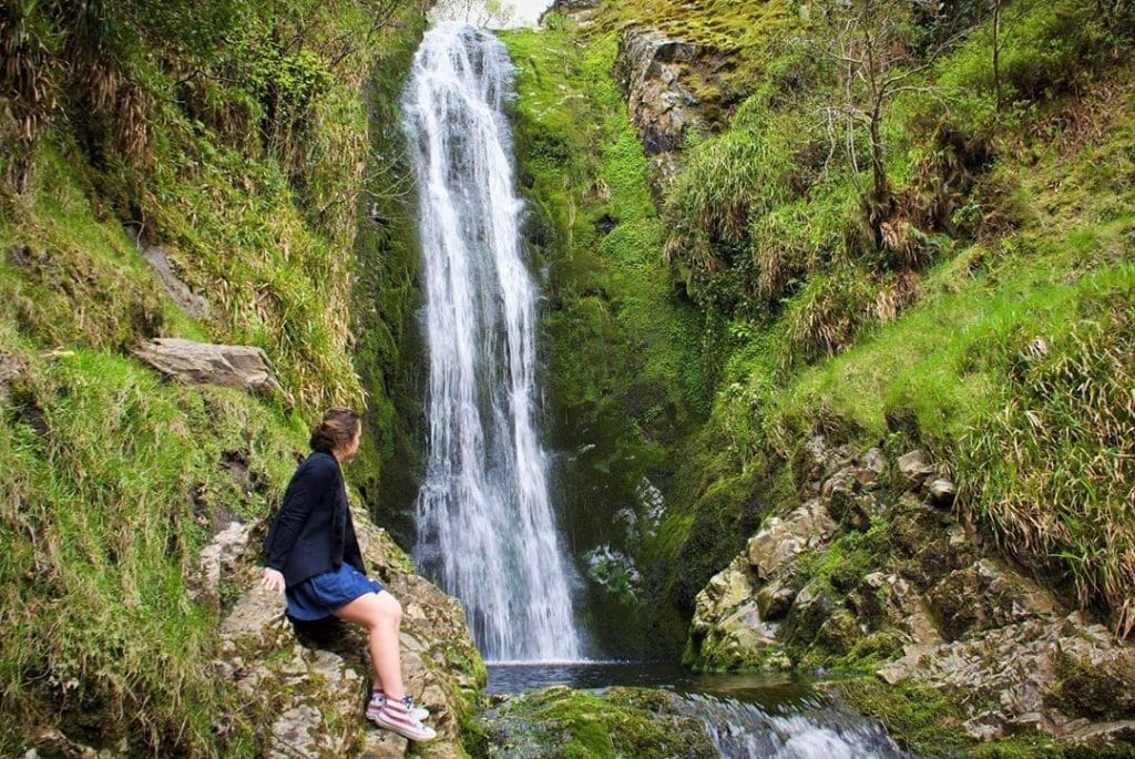 Glenevin Waterfall is one of the beautiful waterfalls in Ireland you can swim in.