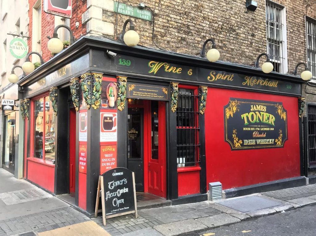 Toner's is one of the top 10 bars and pubs that Dublin locals swear by