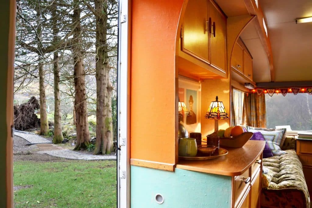 This vintage Irish caravan on Airbnb is hippie heaven