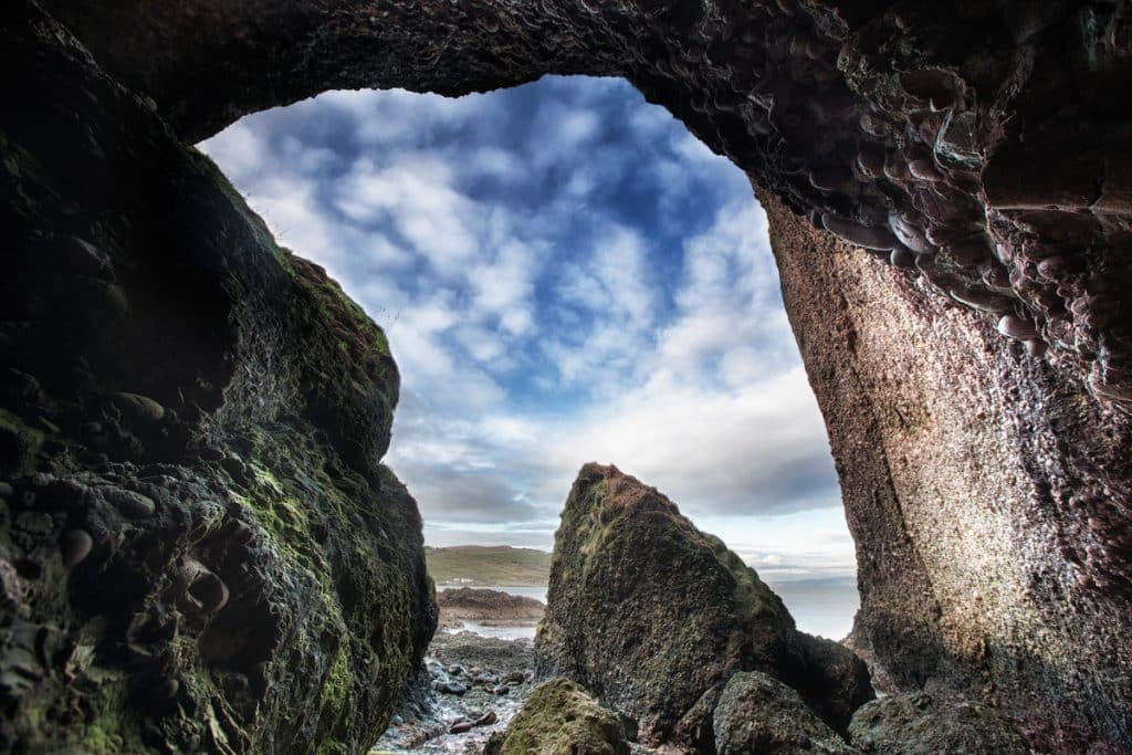 Cushendun Caves were featured in season two of the show