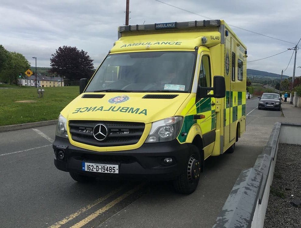 Traditionally people in rural Ireland make a sign of the cross when seeing an ambulance.