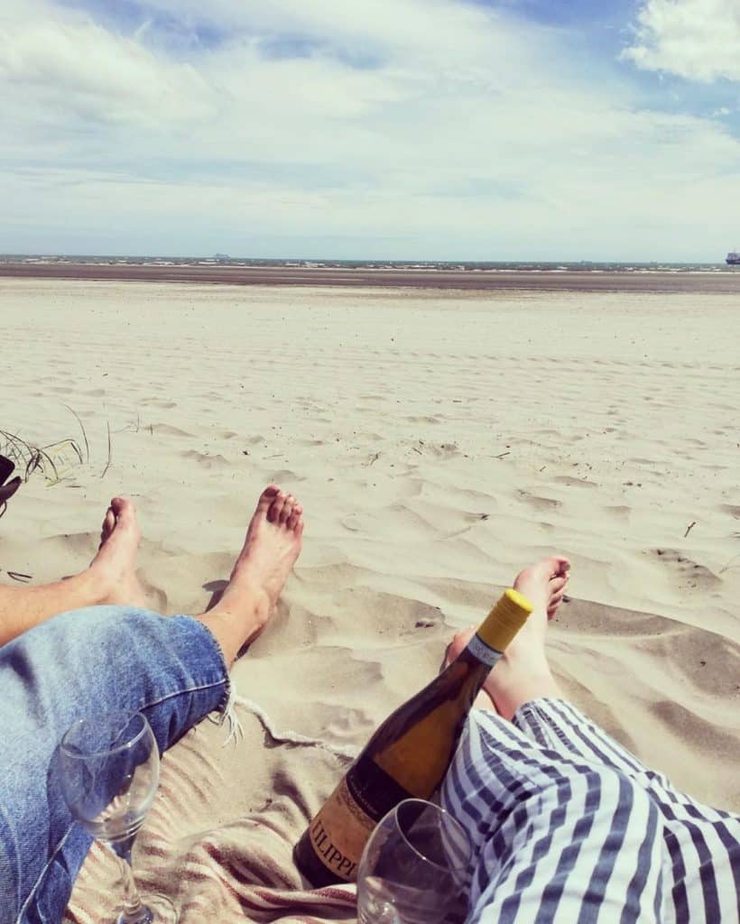 Going to the beach is one of our 10 romantic but cheap date ideas in Dublin