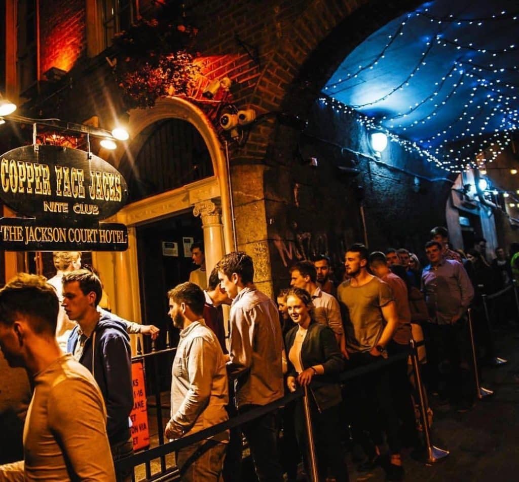 Queuing for clubs is one thing you will do when studying in the capital of Ireland