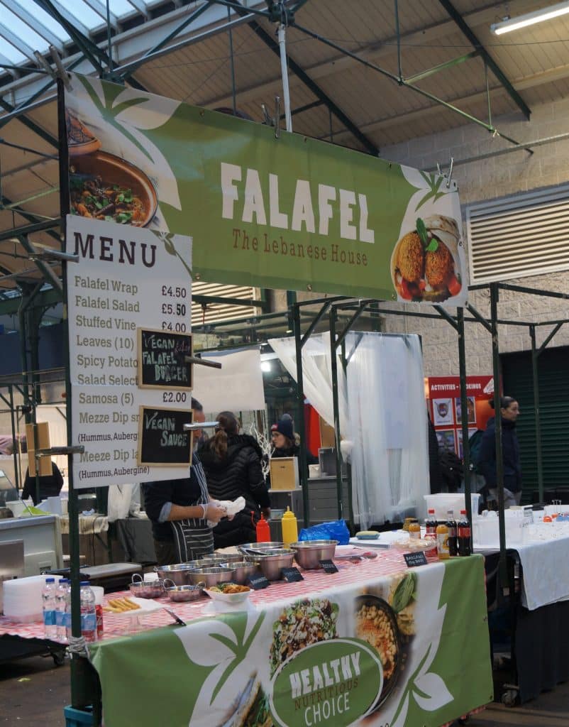 The Falafel food stall will transport you to the Middle East