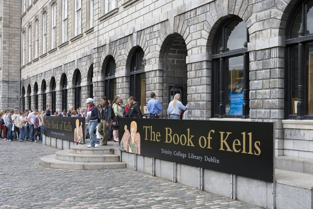 The Book of Kells is one of the things to do on your road trip to Ireland.