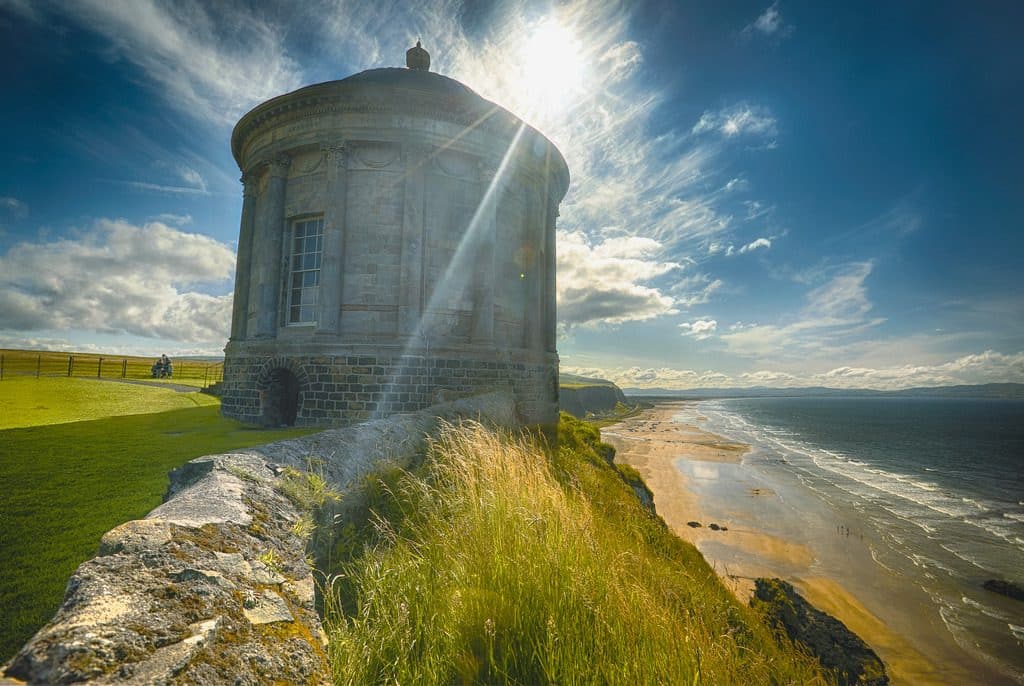 Mussenden Temple and its amazing view, is one of our top places to elope in Ireland.