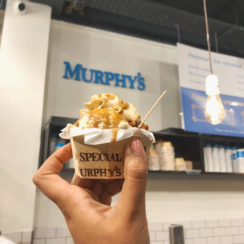 Murphy's offers excellent Irish ice cream