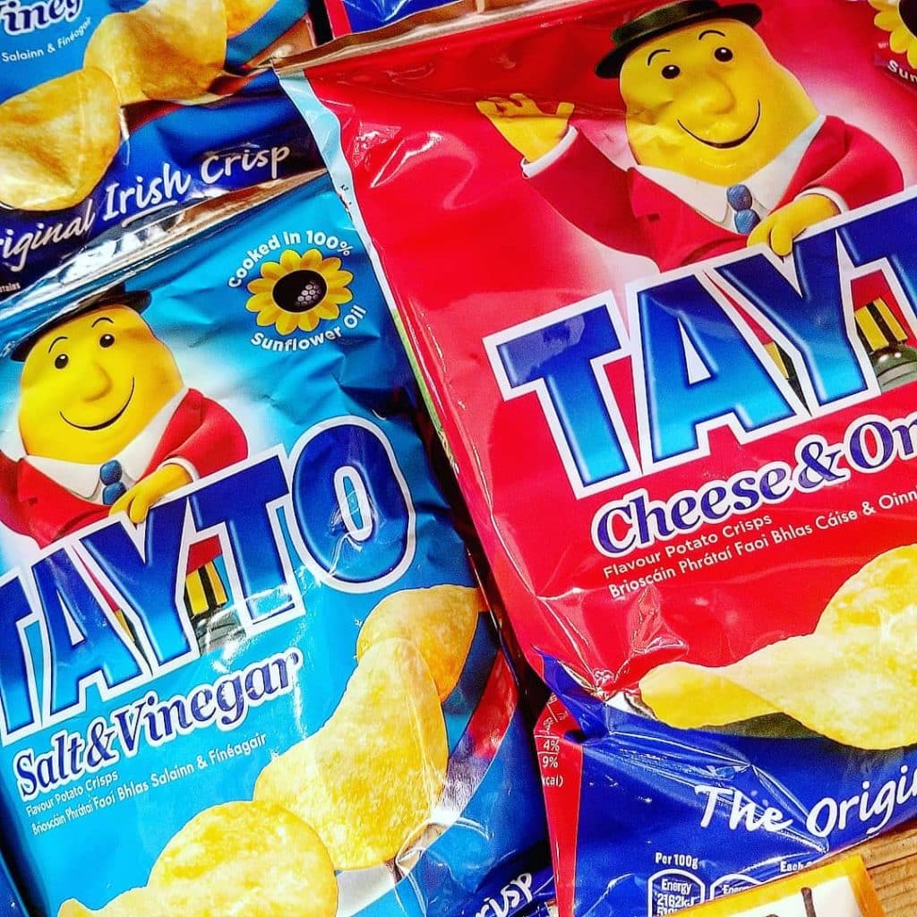 Irish foods you need to try include Tayto crisps.