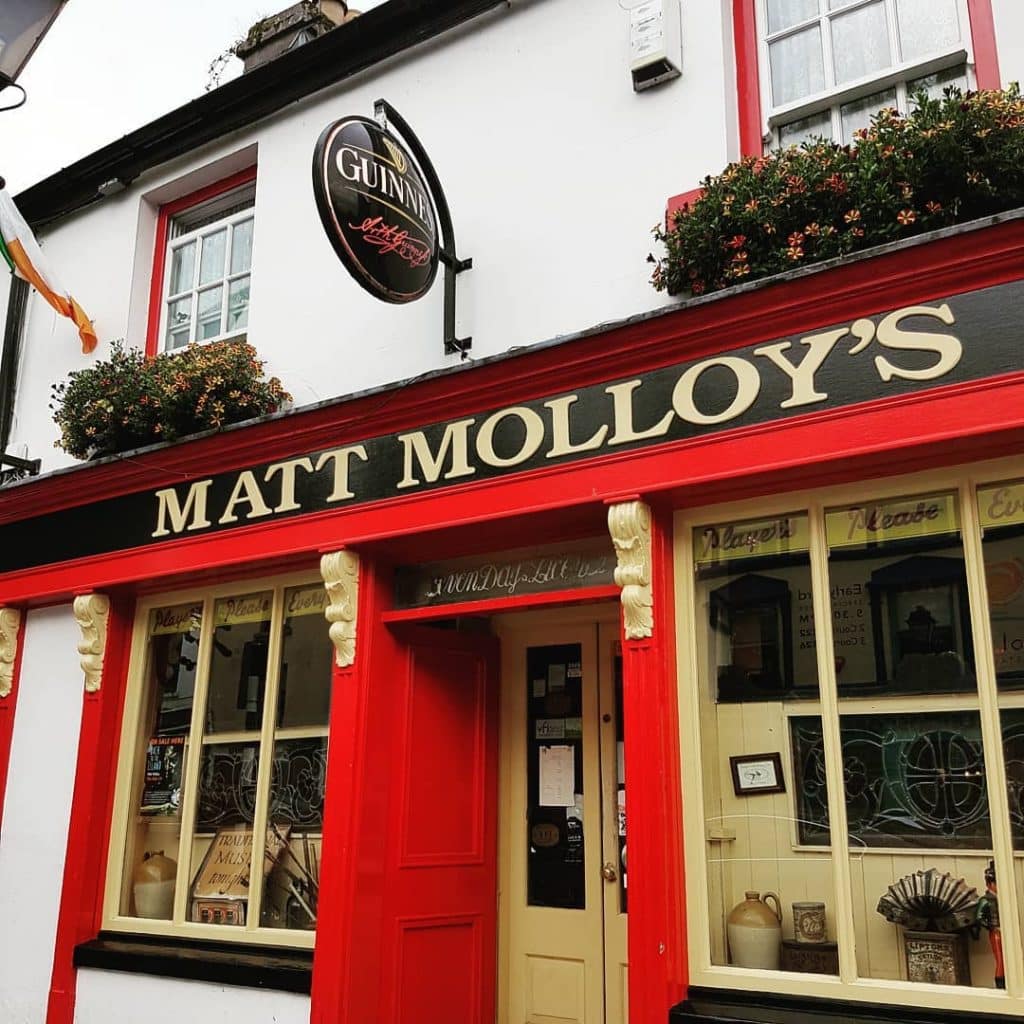 Stop off at Matt Molloy's on day nine of your Ireland road trip itinerary.