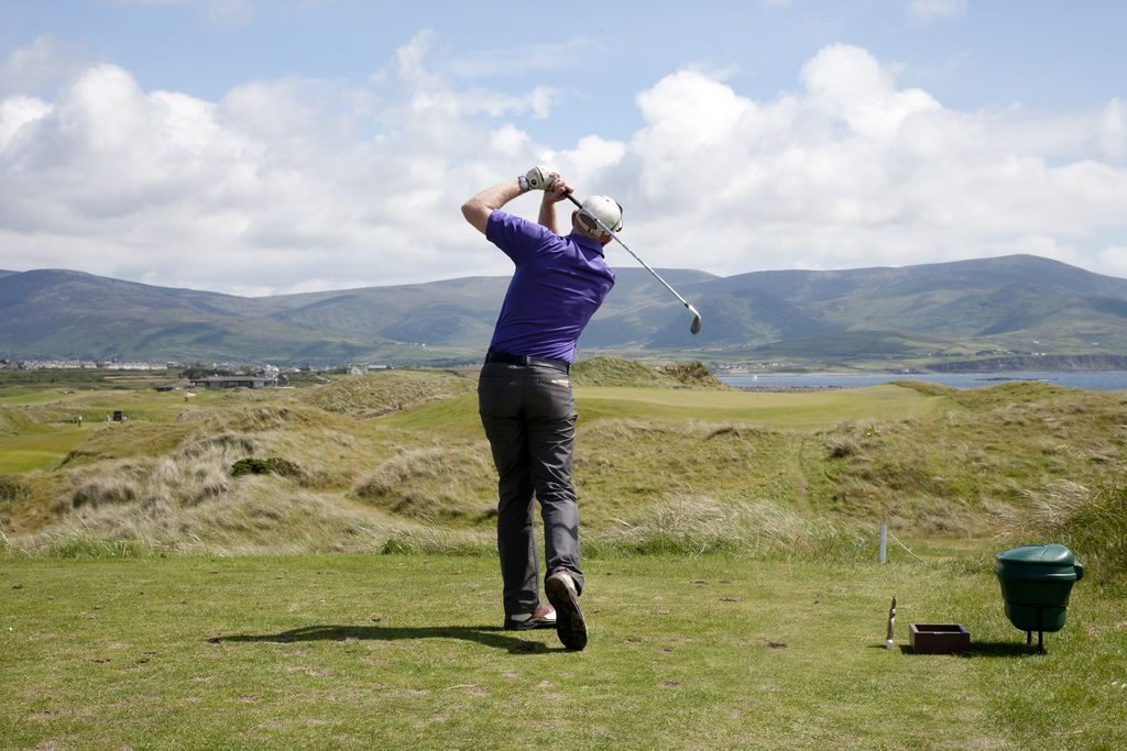 Waterville in County Kerry, is a great place to tee off. 