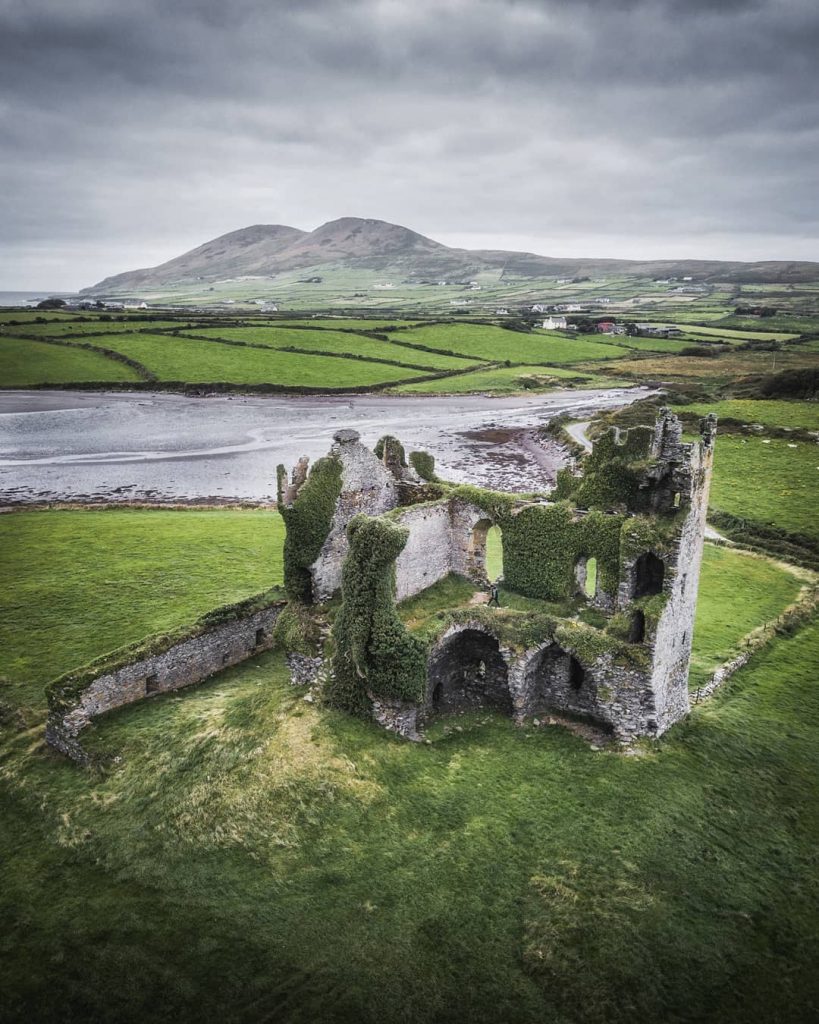 Ballycarbery Castle is one of the top 10 medieval ruins in Ireland