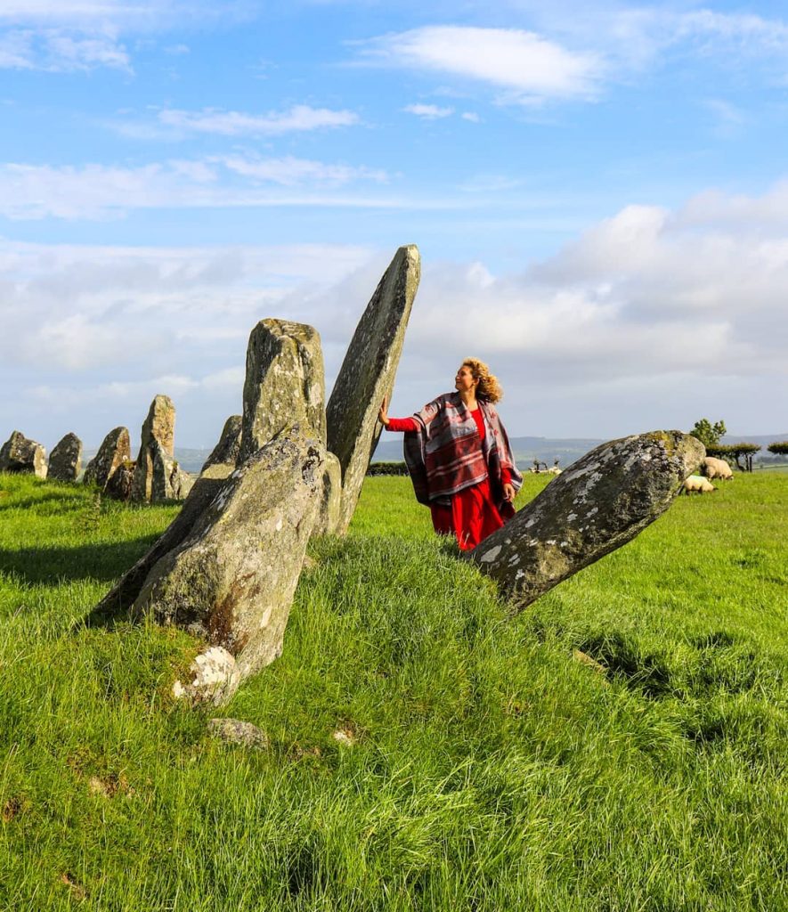 The Beltany Stone Circle is located in County Donegal