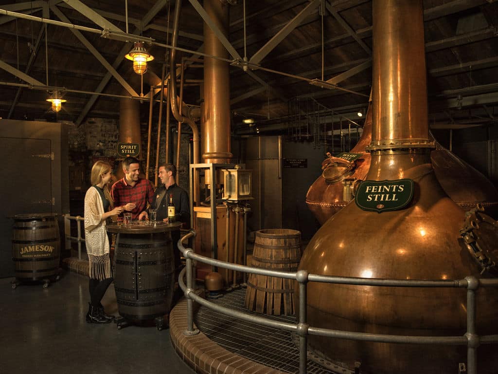 The Jameson Distillery in Ireland's capital offers tours and tastings