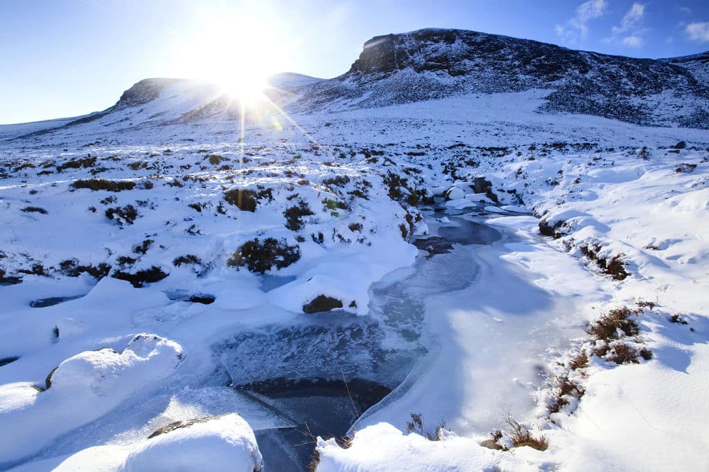 10 places in Ireland that are beautiful in the winter include the Mourne Mountains