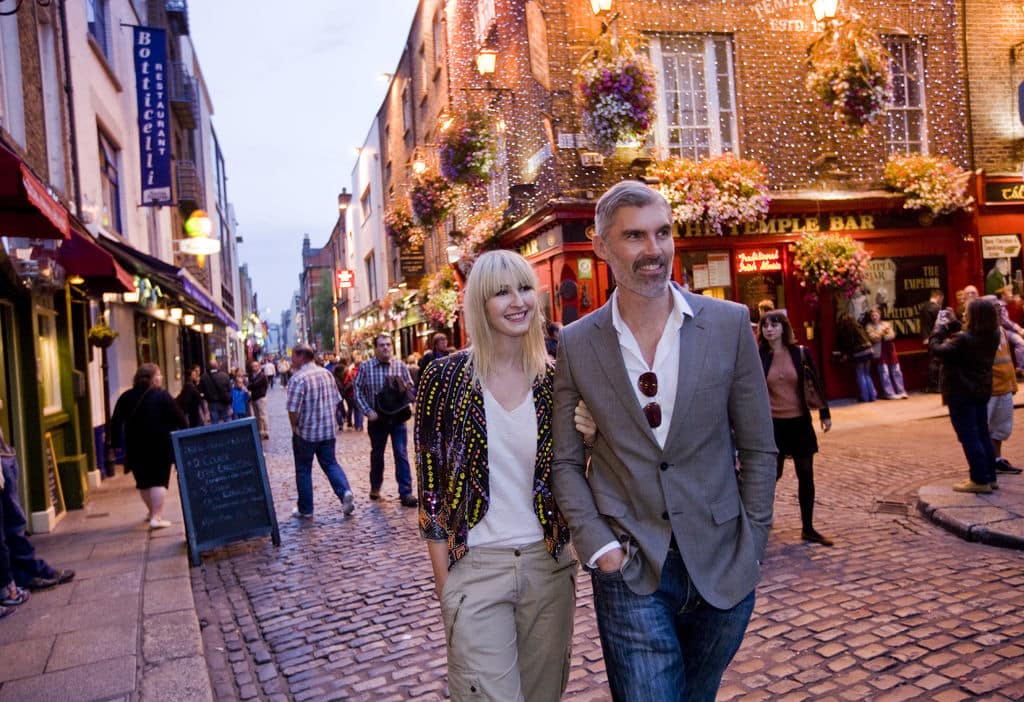Temple Bar is a vibrant area and worth a visit