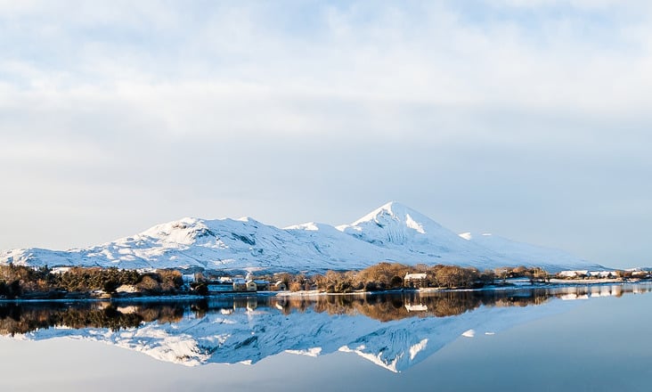Winter is maybe the best time to visit Ireland as you get views like this.