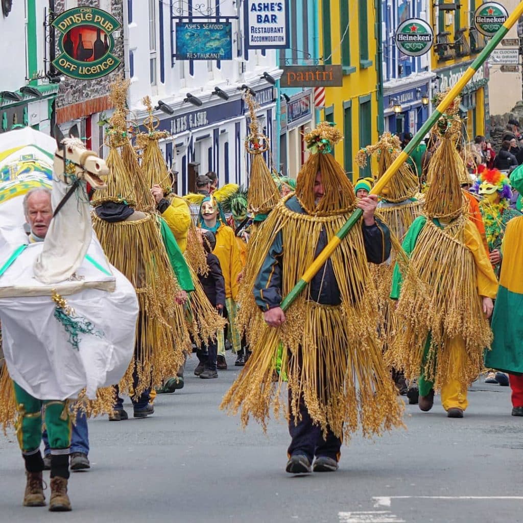 The Wren Boy procession happens on Boxing Day, a throwback to our Pagan roots.