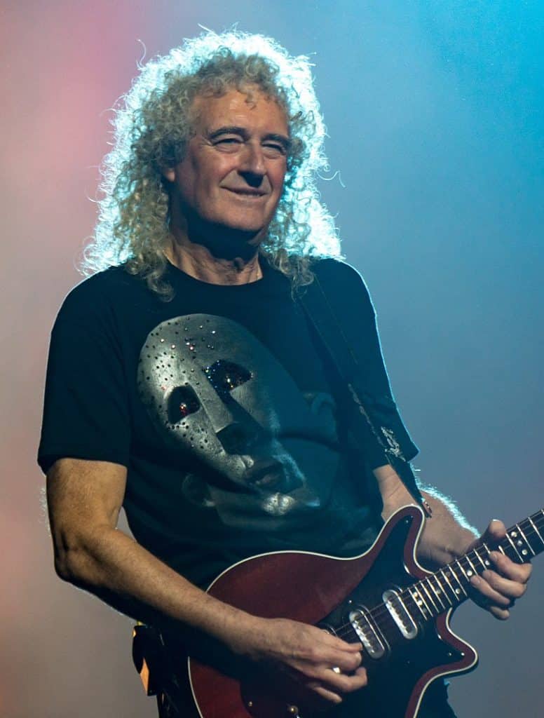 Brian May of the rock band Queen is among many famous people with the Irish name Brian
