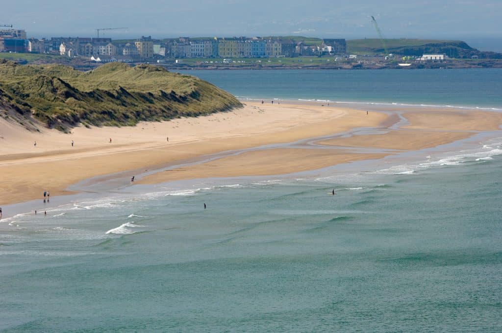 One of the top best things to do in Northern Ireland is to visit Whiterocks Beach.