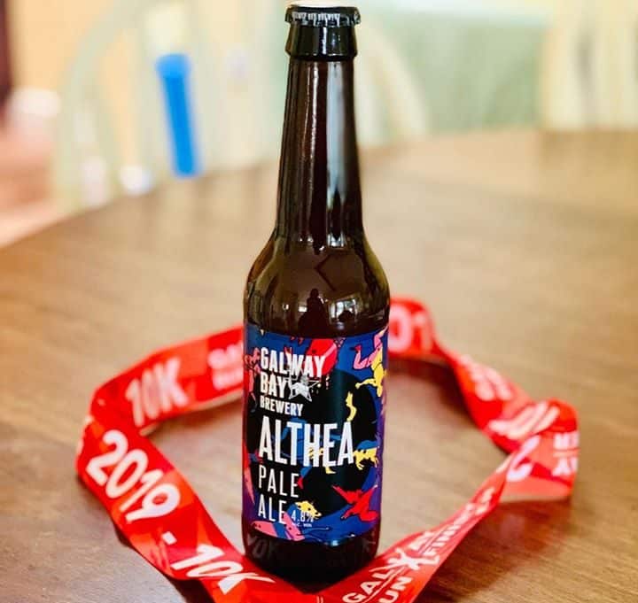 Galway Bay Brewerys Althea Pale Ale is one of the best Irish beer brands.