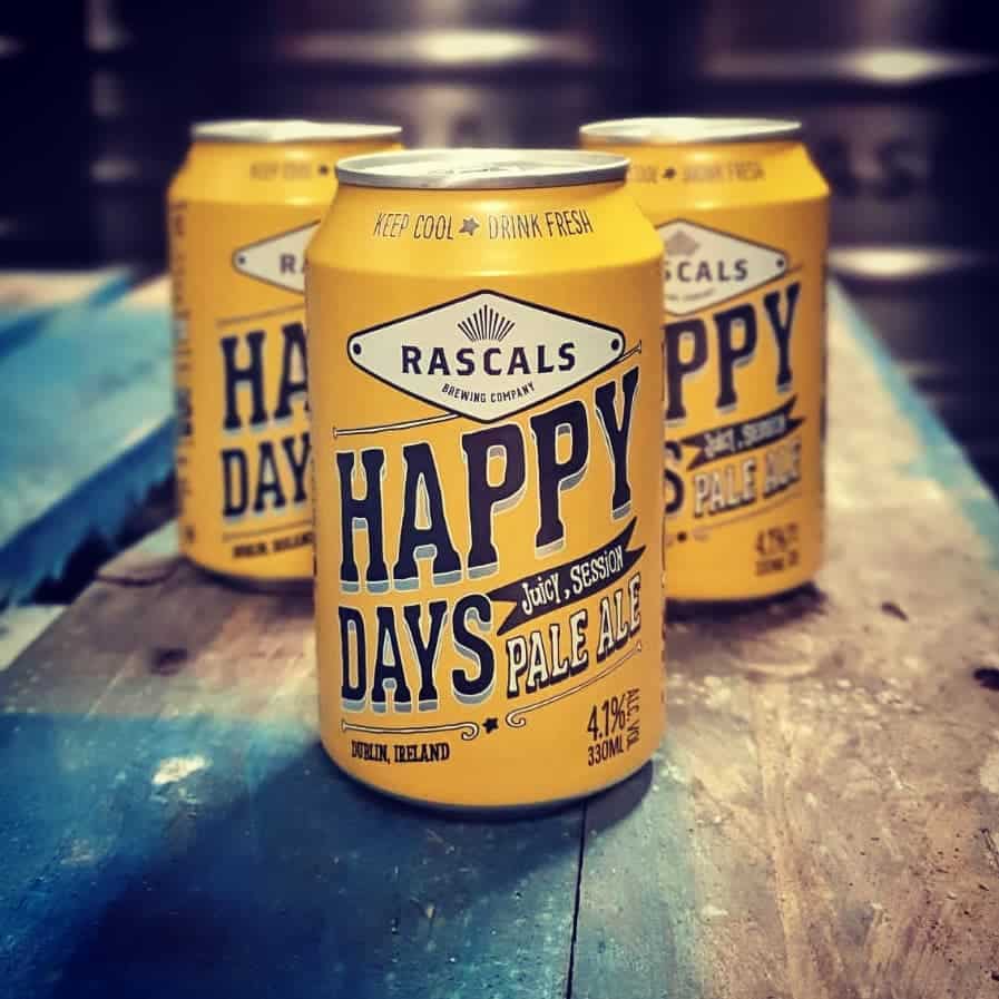 Looking another of the best Irish beers, try Rascals Happy Days IPA.