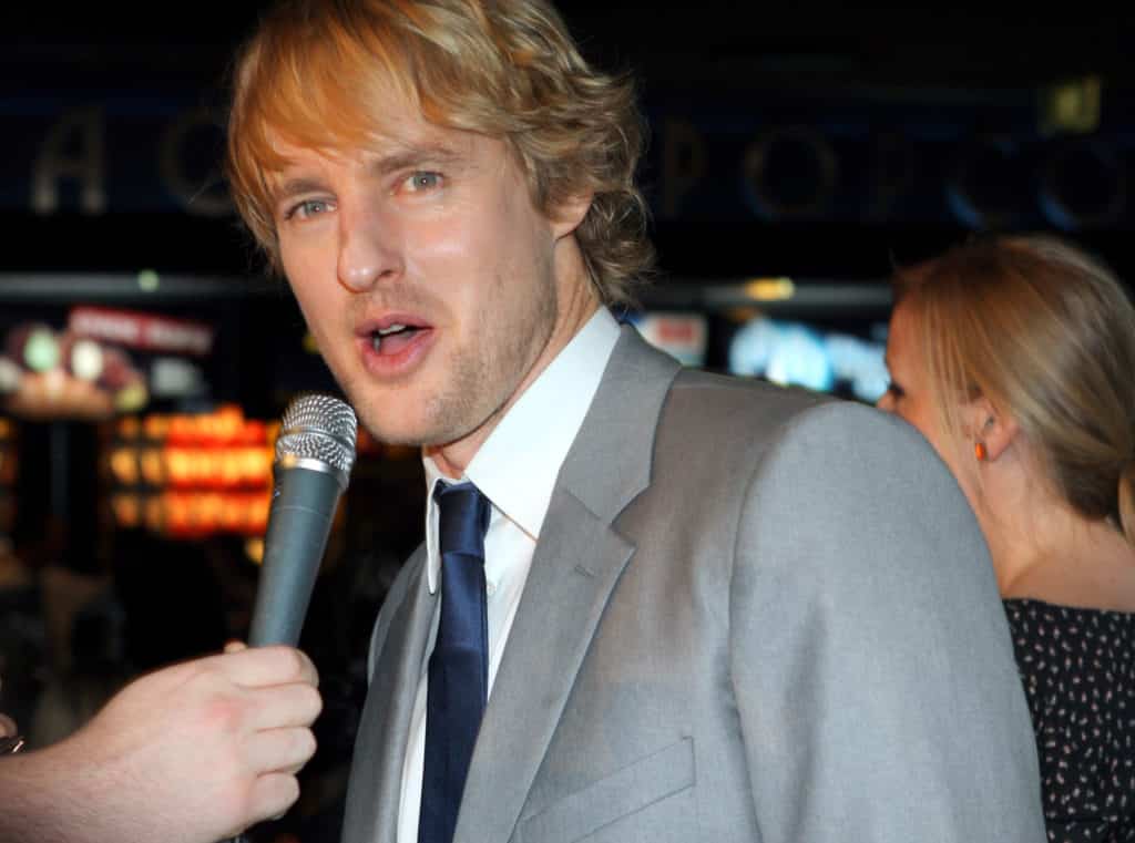 Actor Owen Wilson. Wilson is one of the most popular Irish surnames.