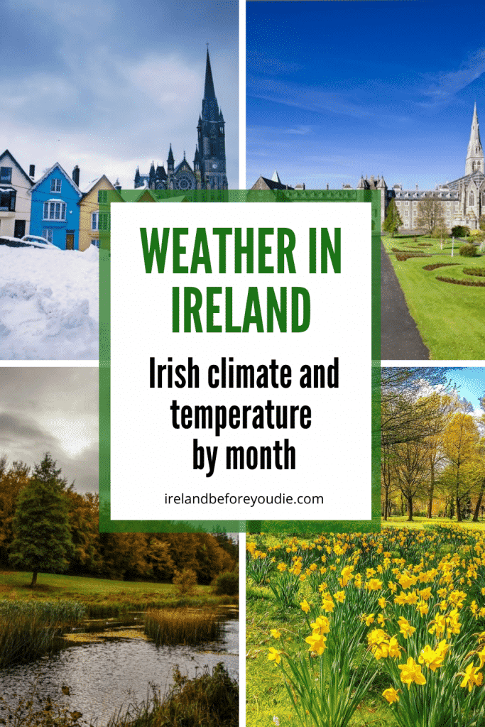 WEATHER in IRELAND by month the Irish climate & temperature