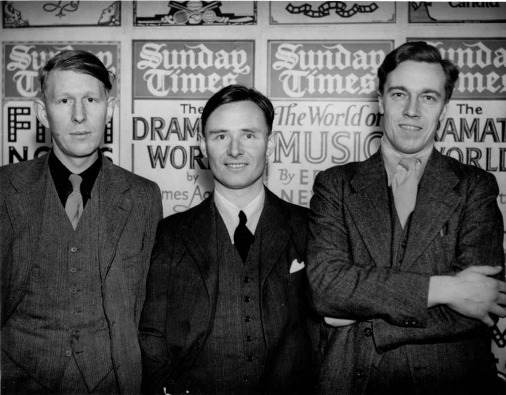 Cecil Day Lewis is another of the greatest Irish poets of all time, pictured here on the far right. 