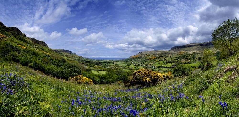The Green Glens of Antrim is one of the best Irish songs. 