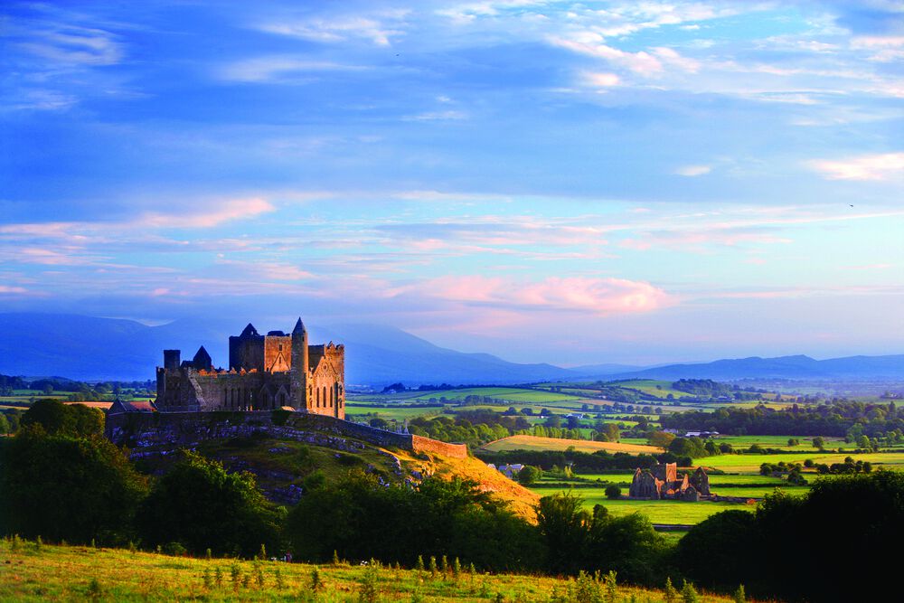 The Rock of Cashel is one of the most important historical heritage sites in Ireland. 