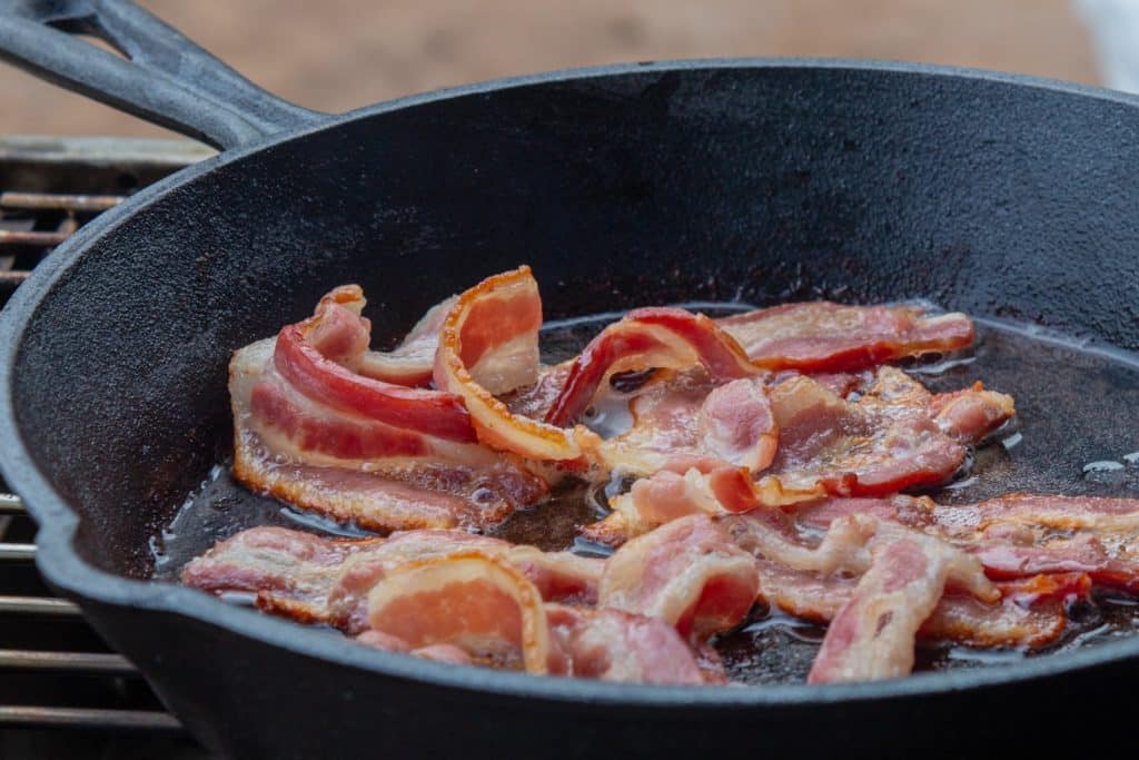 Bacon rashers are one of the top ingredients of an Irish Breakfast.