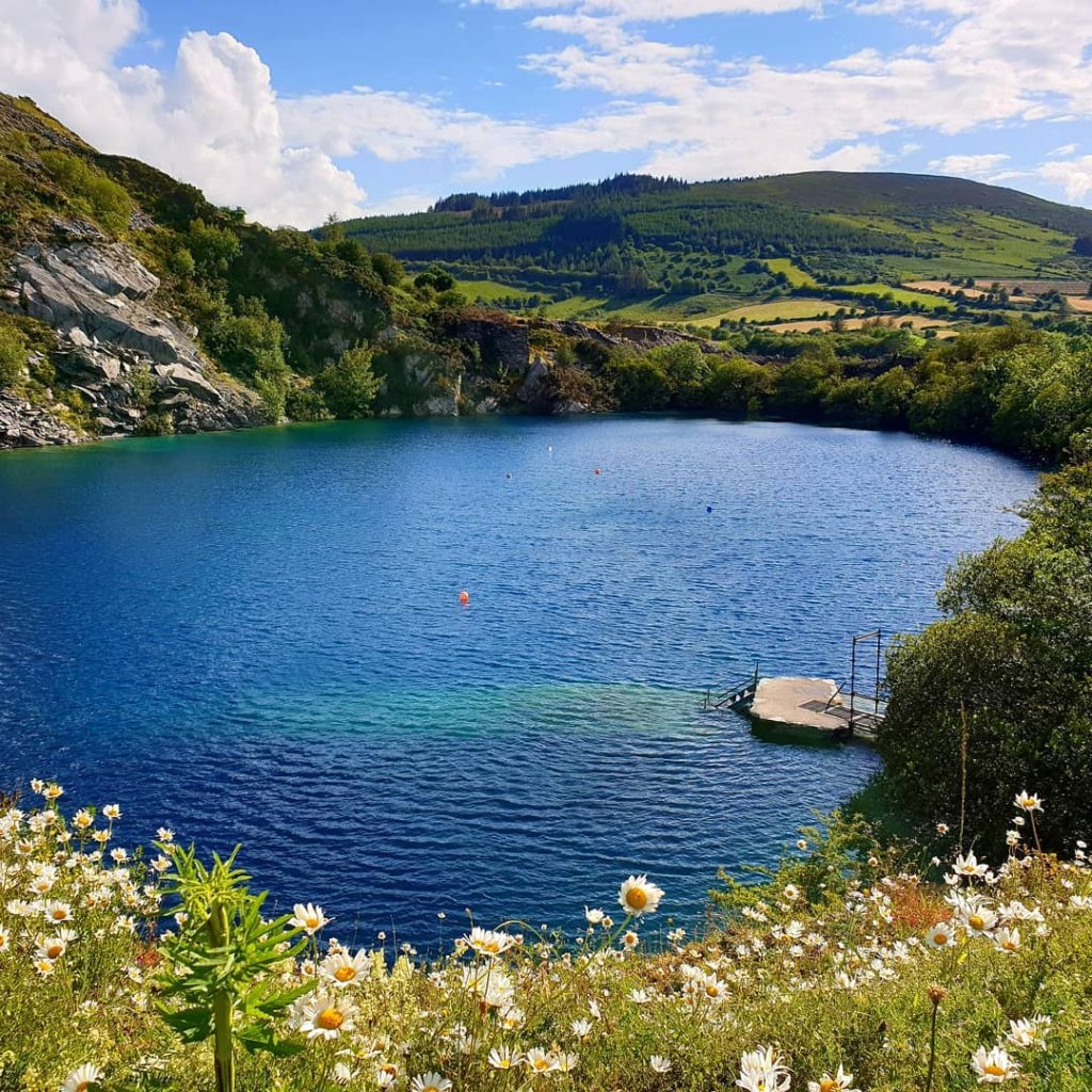 Portroe quarry is known across Ireland for its beautiful waters.