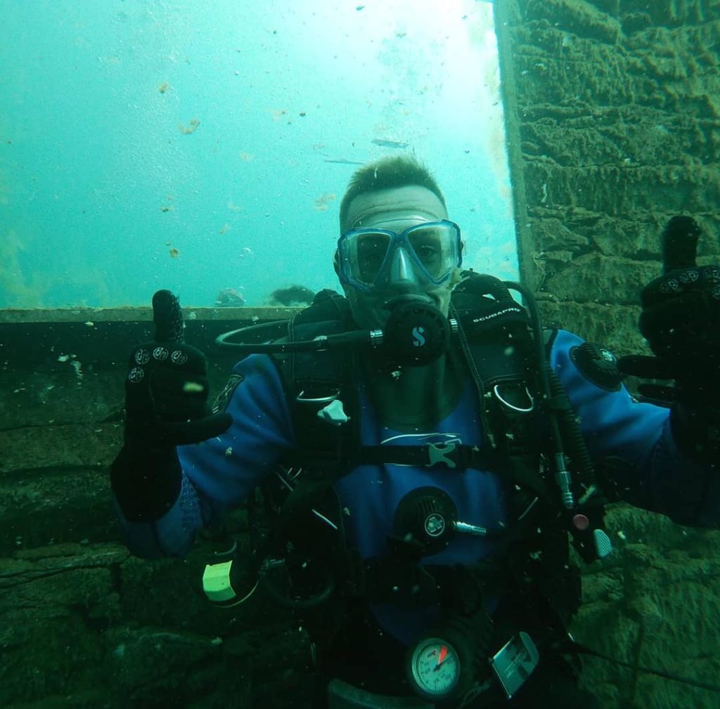Portroe quarry boasts some of the bets diving conditions on the island.