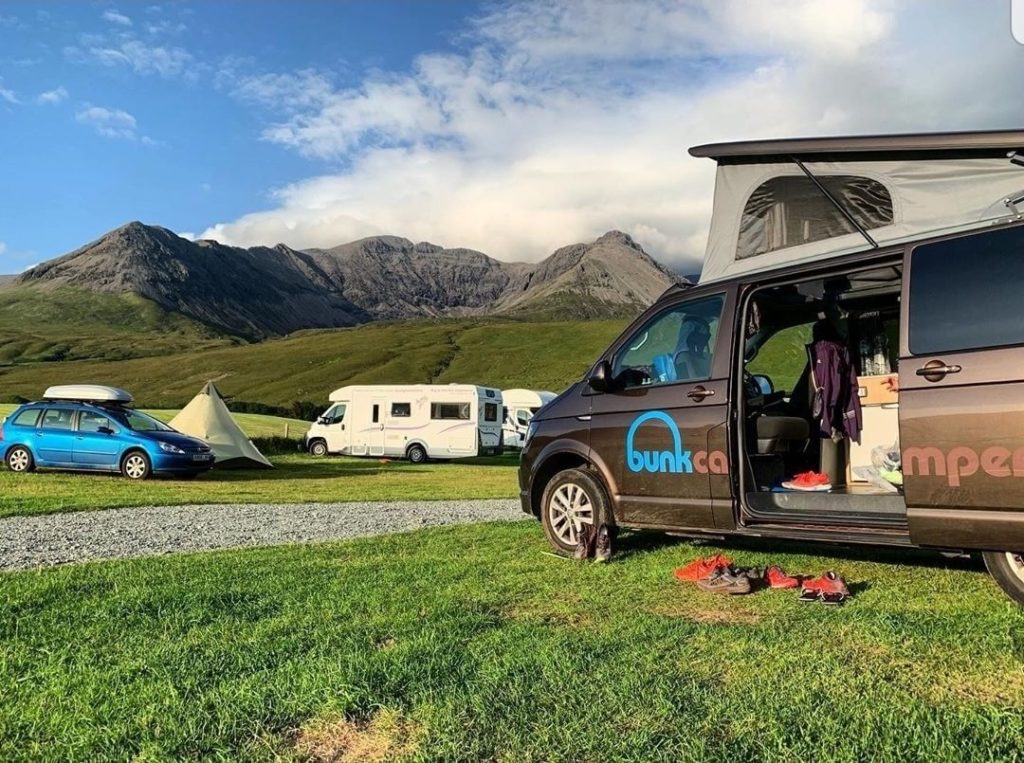 Another of the top reasons why vanlife in Ireland is great is because of campsites you can stop at.